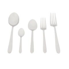 Sultan Sade 30 Parça Çatal Kaşık Seti - Gri