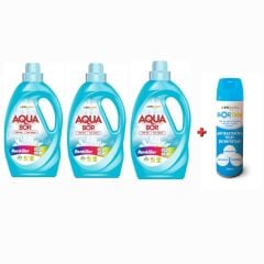 DOĞAL MİNERALLİ  RENKLİLER İÇİN SIVI ÇAMAŞIR MAKİNESI DETERJANI SIVI 3*2.15L 99 YIKAMA+ DEZENFEKTAN