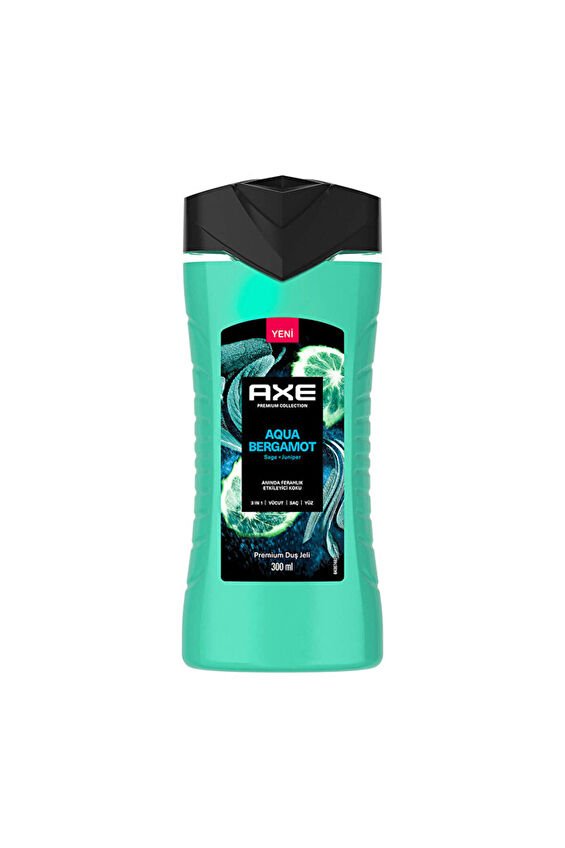 Axe Duş Jeli 3in1 Aqua Bergamot 300 ml