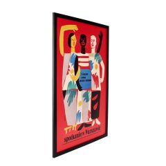 Deco Catch Up Tablo - Kırmızı - 50x70 cm