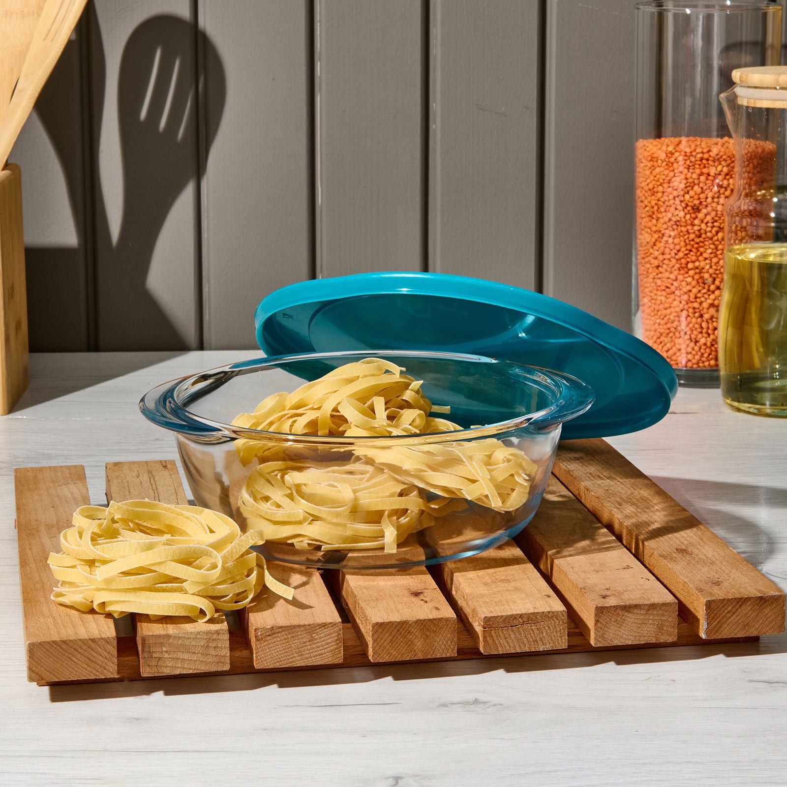 Cook  Store Yuvarlak Kapaklı Saklama Kabı - 1,1 lt