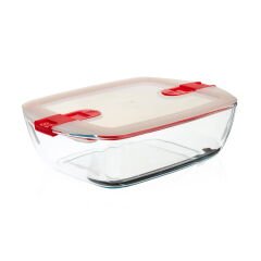 Cook  Head Dikdörtgen Kilitli Saklama Kabı - 2,5 lt