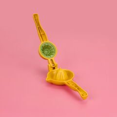 Juicer Bükmeli Limon Sıkacağı - Sarı / Yeşil - 10 cm