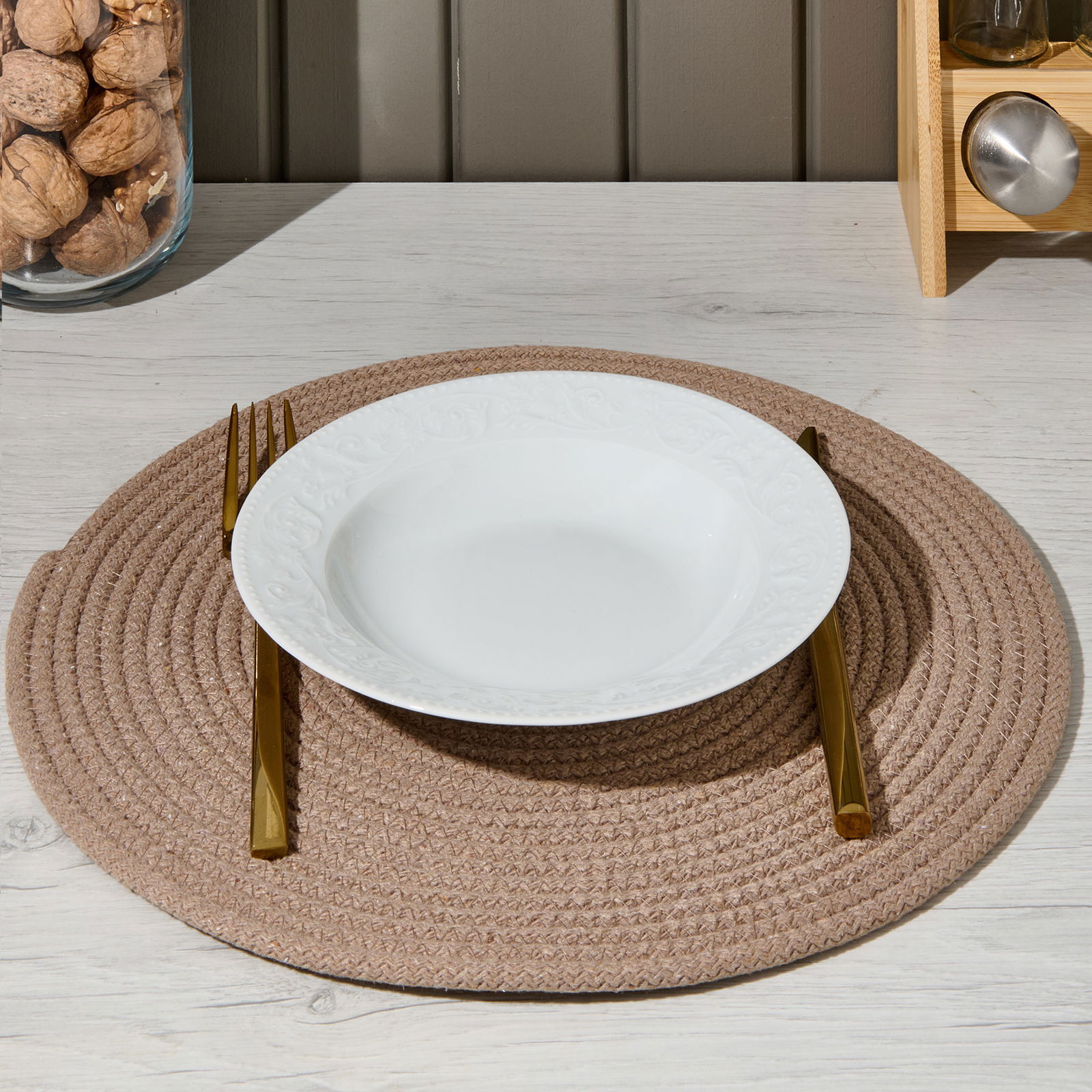 Soft Avery Supla - Kahverengi - 33x33 cm