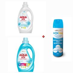DOĞAL MİNERALLİ  BEYAZLAR VE RENKLİLER  İÇİN SIVI ÇAMAŞIR DETERJANI  2*2.15 L 66 YIKAMA SIVI + DEZENFEKTAN