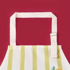 Soft Lime Cello Helios Mutfak Önlüğü - Sarı / Ekru - 54x78 cm