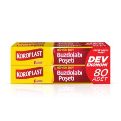 Koroplast Dev Ekonomi Buzdolabı Poşeti (3+1) Büyük 80'li