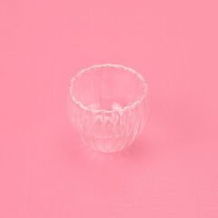 Stripe Çift Cidarlı 2'li Espresso Bardağı - Şeffaf - 80 ml