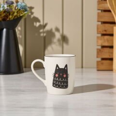 Kitchen Cutie Cat Desenli Kupa - Renkli - 290 ml