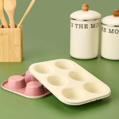 Houseware 6'lı Muffin Kalıbı - Asorti