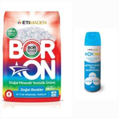 DOĞAL MİNERALLİ BORON RENKLİLER  İÇİN 4 KG 26 YIKAMA+ DEZENFEKTAN