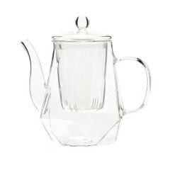 Star Borosilikat Cam Demlik - Şeffaf - 800 ml