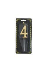 Rakam Mum 4 Numara Altın