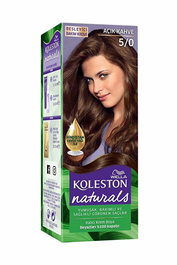 Koleston Naturals Saç Boyası Maxi Açık Kahve 5/0