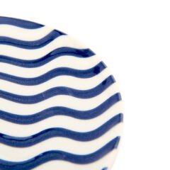 Porselen Panarea Pasta Tabağı - Mavi - 19 cm