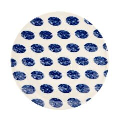 Porselen Madre Servis Tabağı - Mavi - 25 cm