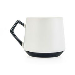 Kitchen Mask Desenli Kupa - Siyah / Beyaz - 500 ml