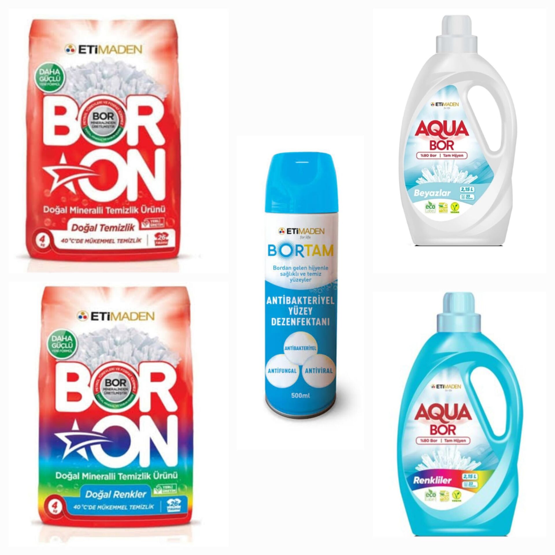 DOĞAL ÇAMAŞIR DETERJANI RENKLİLER VE BEYAZLAR İÇİN 118 YIKAMA+ BORTAM DEZENFEKTAN