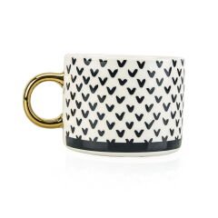 Kitchen New Bone Love Desenli Kupa - Renkli - 345 ml