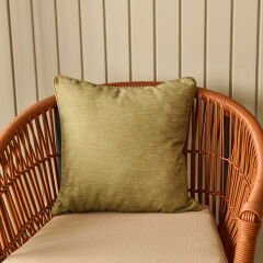 Soft Lucia Alis Kırlent - Yeşil / Sarı - 40x40 cm