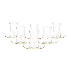 Dragonfly 12 Parça Çay Seti - Renkli - 170 ml