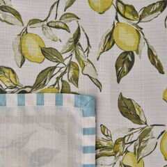 Soft Lime Cello Elvid Masa Örtüsü - Renkli - 140x220 cm