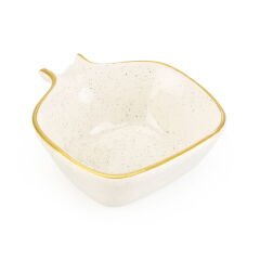 Seramik Nar Çerezlik - Krem - 10 cm