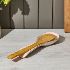 Seramik Kaşık Altlığı – Krem – 25,5 cm