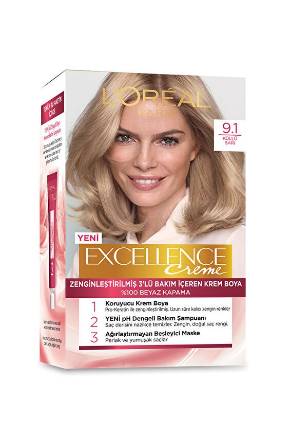 Excellence Saç Boyası 9.1 Sarı Küllü