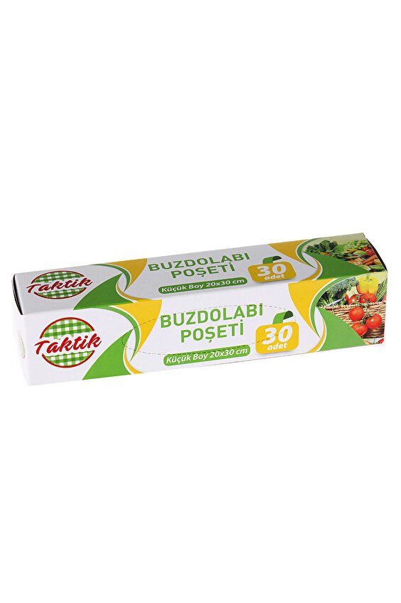 Taktik Buzdolabı Poşeti Küçük Boy 20*30 cm 30 Adet