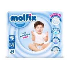 Molfix Avantajlı Paket 4+ Beden Mplus 9-16 Kg 34'lü