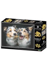 Köpekler 500 Parça Puzzle Prime 3D