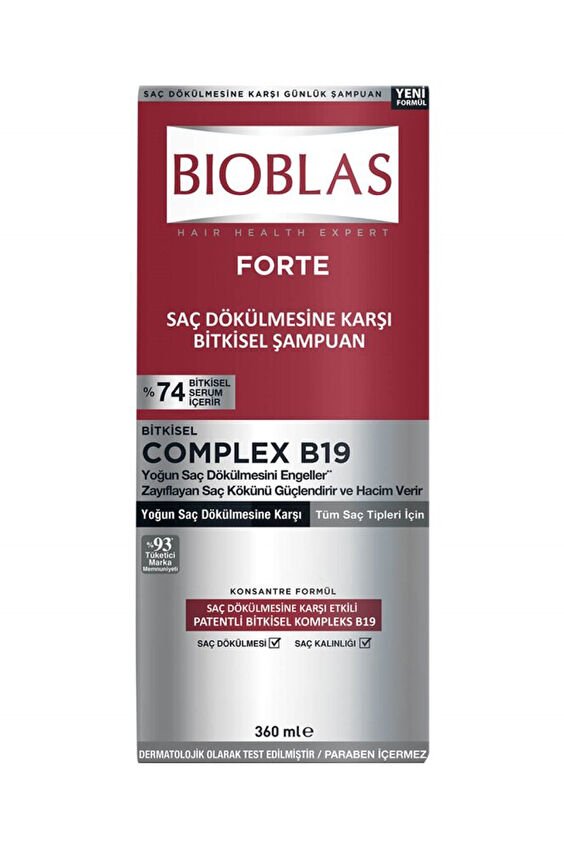 Bioblas Forte Şampuan 360 Ml