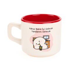 Tasarım Kahve Bana İyi Gelecek Sloganlı Venüs Kupa - Renkli - 195 ml