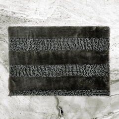 Soft Line 2'li Banyo Paspası - Antrasit - 60x90 cm + 45x60 cm