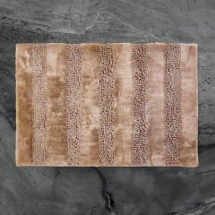 Soft Line 2'li Banyo Paspası - Vizon - 60x90 cm + 45x60 cm