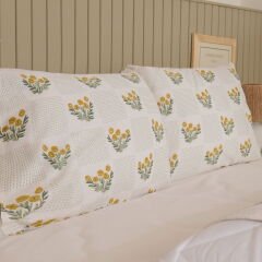 Soft Folky 2'li Yastık Kılıfı - Beyaz - 50x70 cm