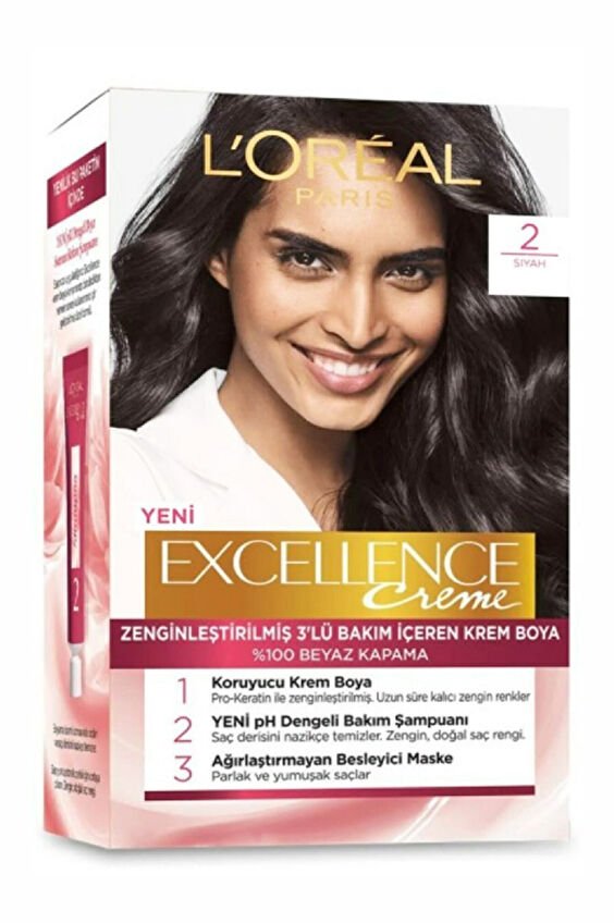 Excellence Saç Boyası 2 Siyahı