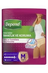 Depend Emici Külot Orta Boy Kadın 10'lu