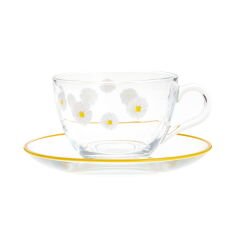 Fiona 4 Parça Çay Fincan Seti - Şeffaf - 238 ml