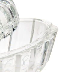 Houseware Kapaklı Kalp Şekerlik - Şeffaf - 130 ml