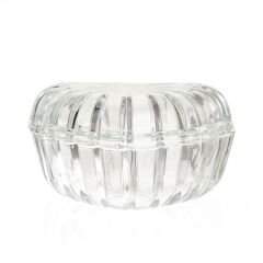 Houseware Kapaklı Kalp Şekerlik - Şeffaf - 130 ml