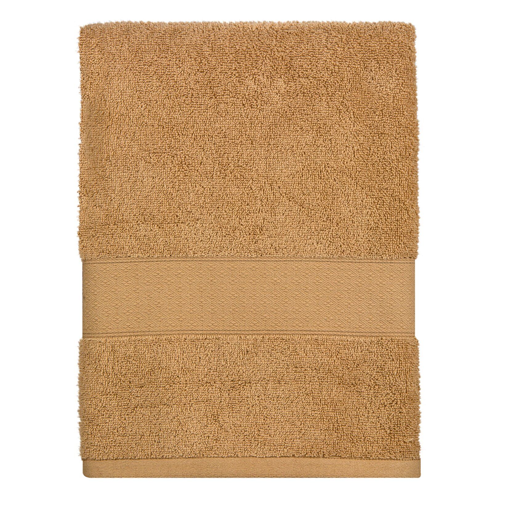 Maisonette Lotus Havlu Açık Kahve 70 x 140 Cm