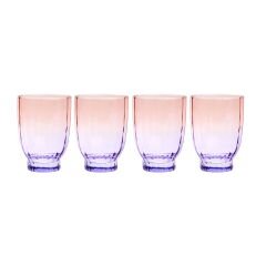 Elite 4'lü Meşrubat Bardağı - Mor - 320 ml