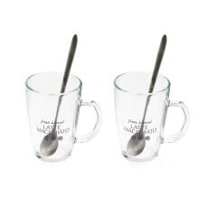 Houseware 4 Parça Latte Bardağı Seti - Şeffaf - 300 ml
