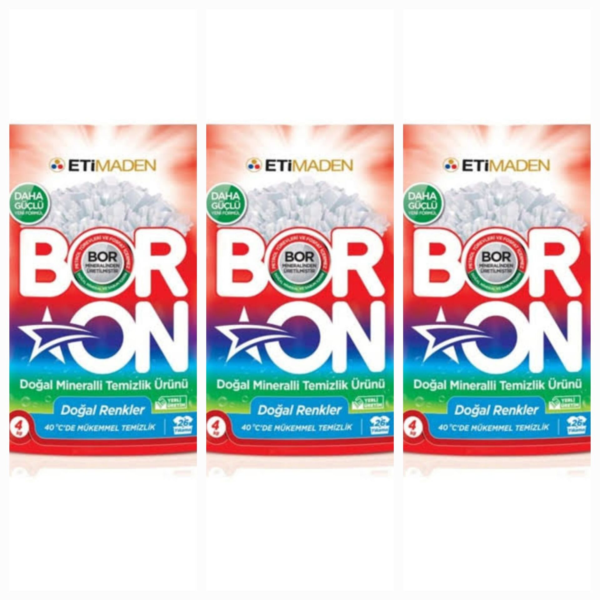BORON DOĞAL MİNERALLİ  ÇAMAŞIR DETERJANI RENKLİLER İÇİN 78 YIKAMA
