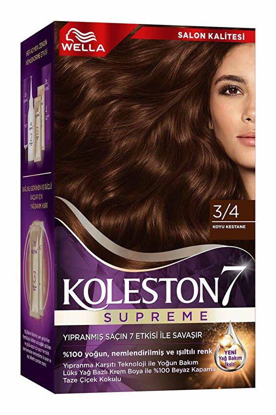Koleston Saç Boyası 3/4 Koyu Kestane
