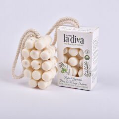 Diva Zeytin Yapraklı Duş ve Masaj Sabunu - Beyaz - 120 gr
