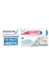 Sensodyne Nourish Diş Macunu 50 ml + Diş Eti Bakım Diş Fırçası