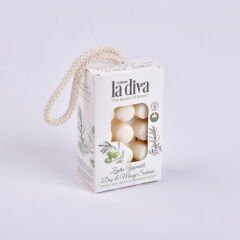 Diva Zeytin Yapraklı Duş ve Masaj Sabunu - Beyaz - 120 gr